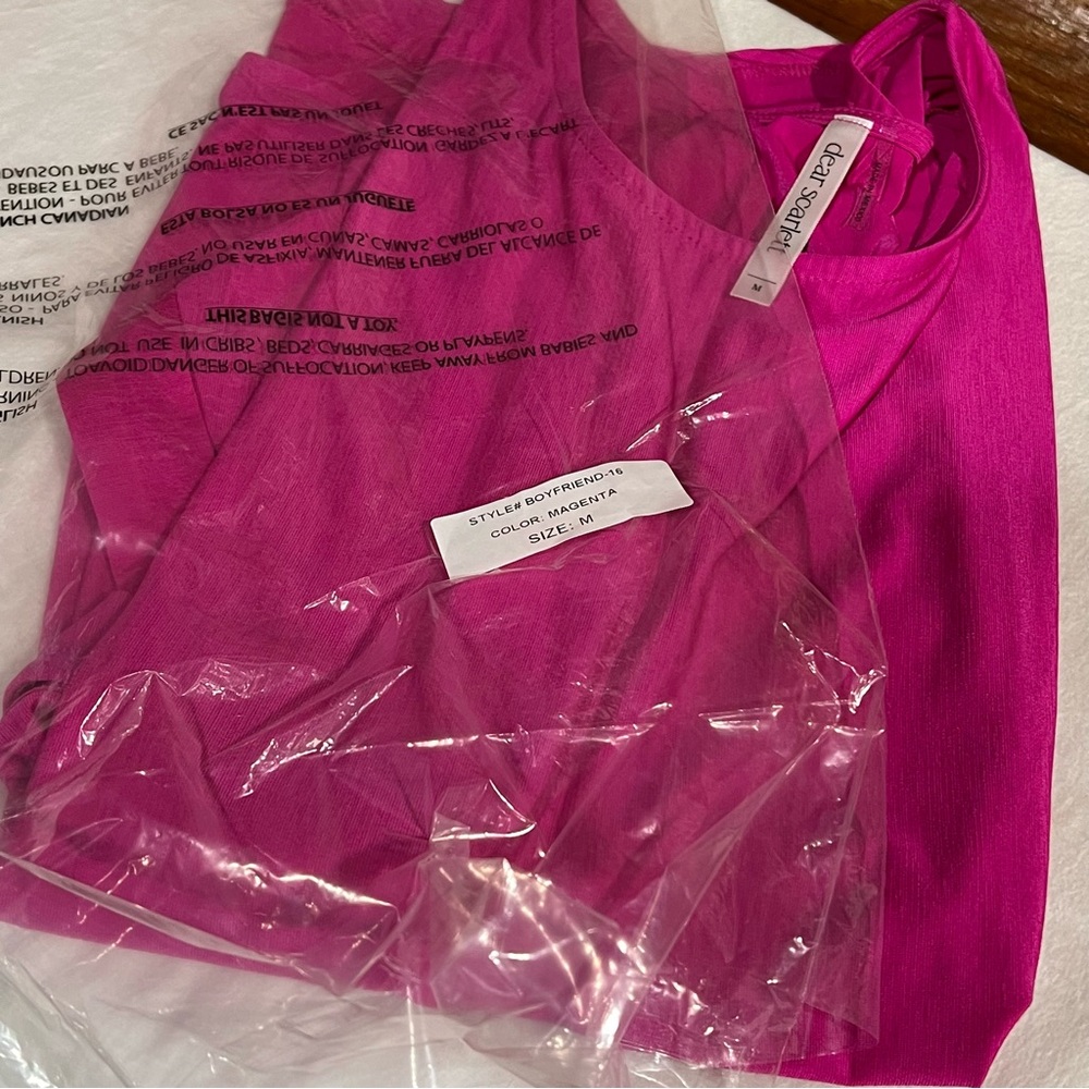 Dear Scarlett Women's Pink Boyfriend style Top medium‎ - Picture 6 of 6